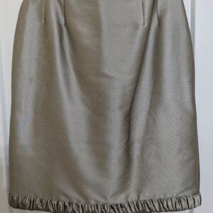 Rickie Freeman for Teri Jon Silver Metallic Grey